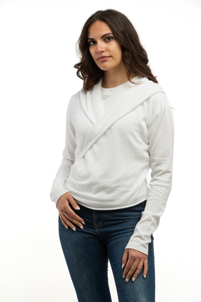 SWEATSHIRT - WHITE