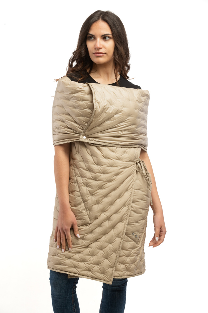 DOWN VEST - STONE
