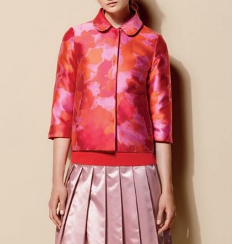 JACKET - FLOWERS RED PINK