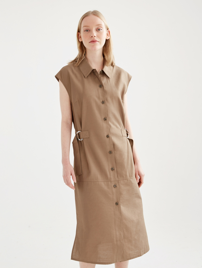 DRESS - CAPPUCCINO