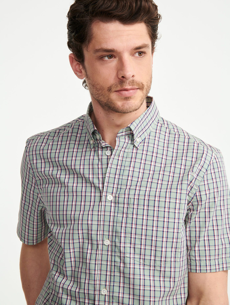 SHIRT SHORT SLEEVE - RESEDA CH