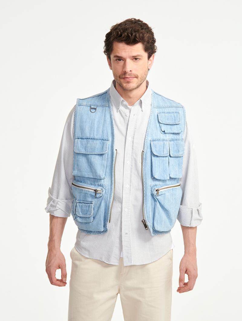BLOUSON - DENIM LIGHT BLEACH
