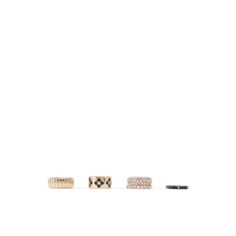 RING - BLACK/GOLD MULTI