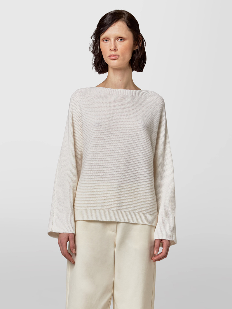 CREW NECK LONG SLEEVE - LATTE