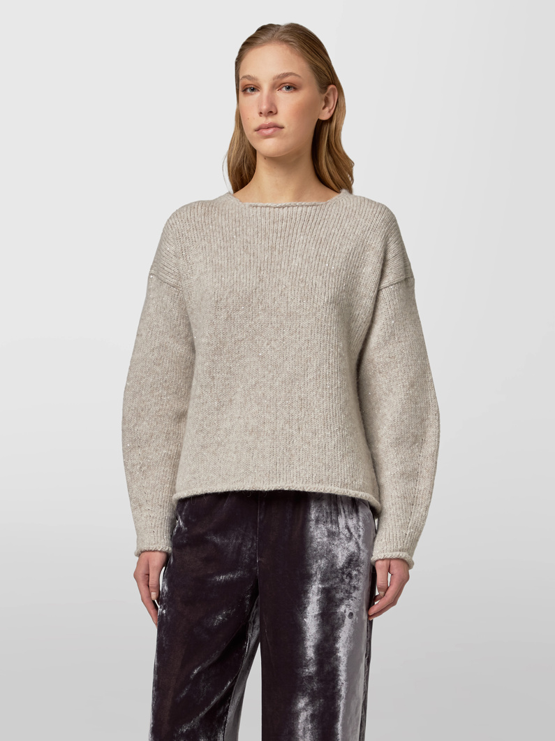 CREW NECK LONG SLEEVE - FOG