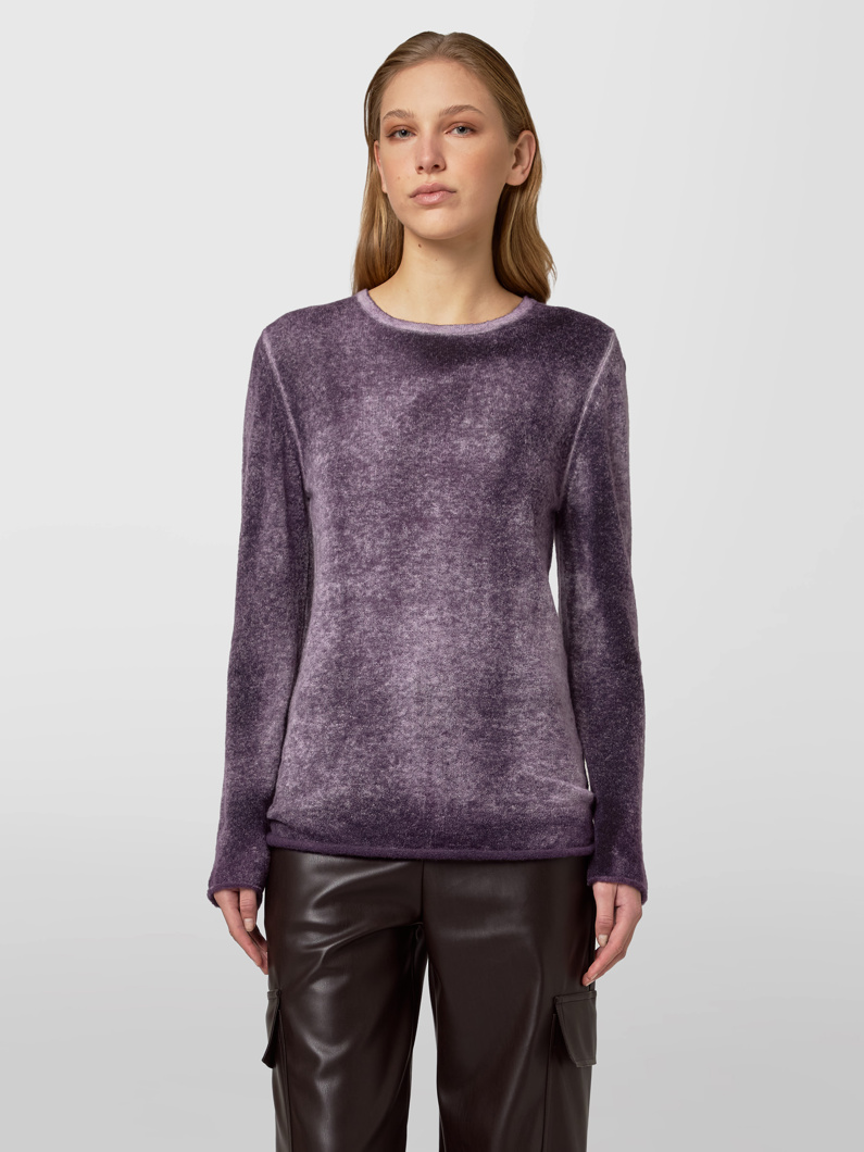 CREW NECK LONG SLEEVE - IRIS