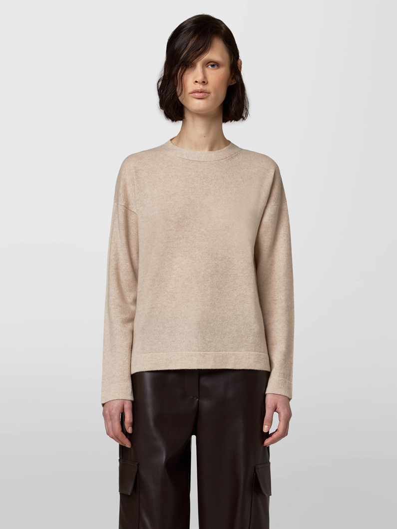CREW NECK LONG SLEEVE - FOSCHIA