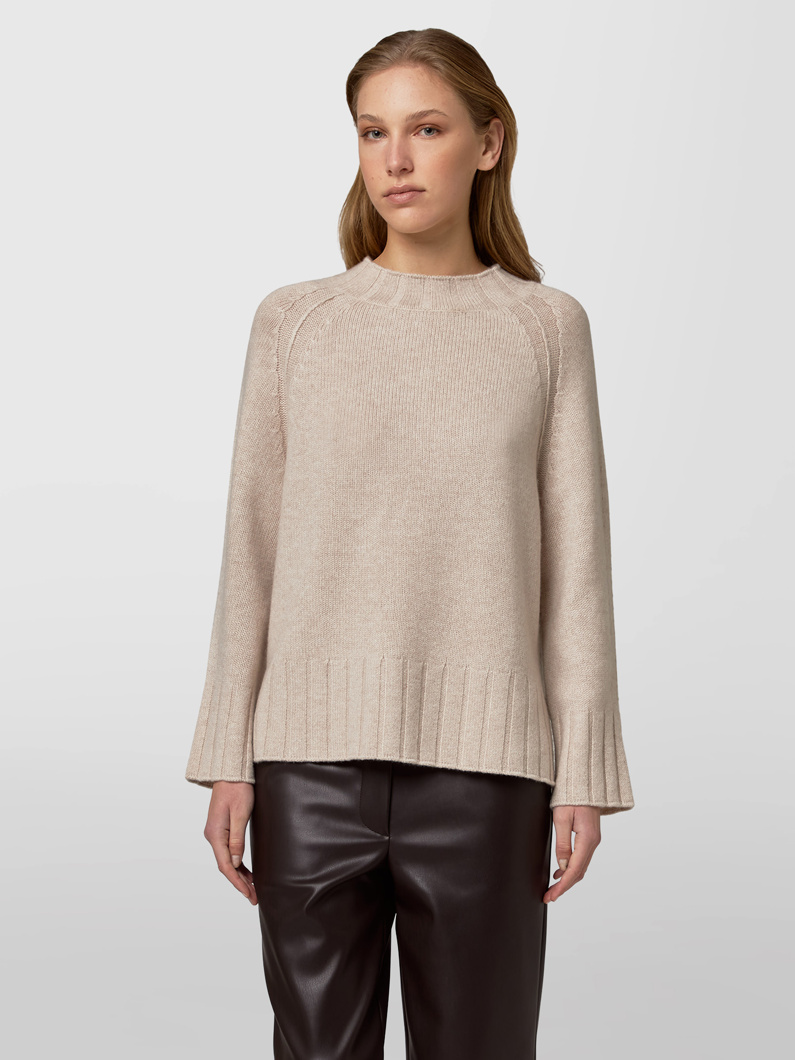 CREW NECK LONG SLEEVE - FOSCHIA