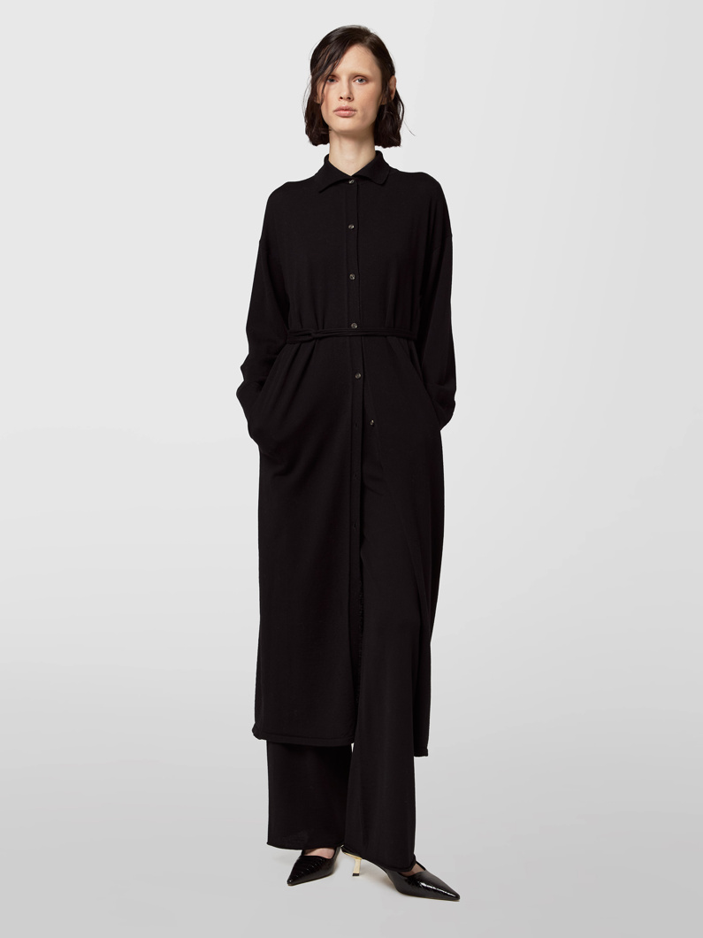 DRESS LONG SLEEVE - BLACK