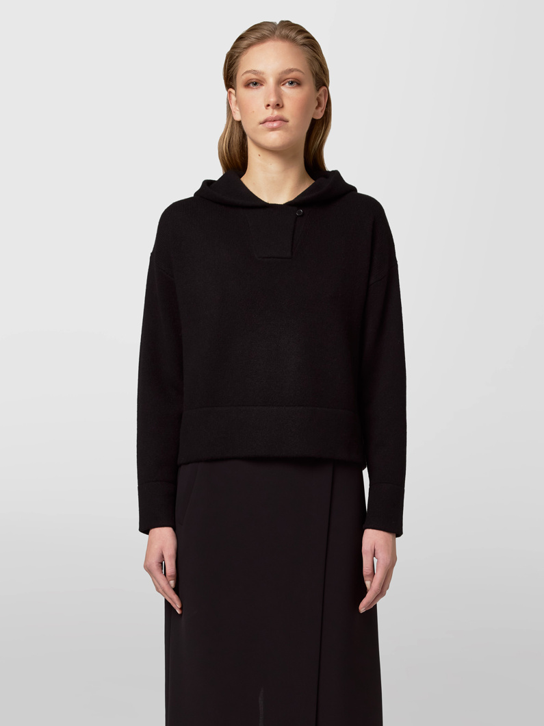 CREW NECK LONG SLEEVE - BLACK