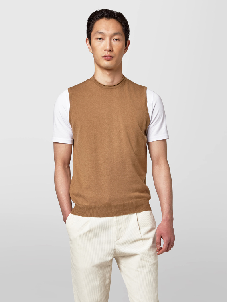 CREW NECK - BISCOTTO