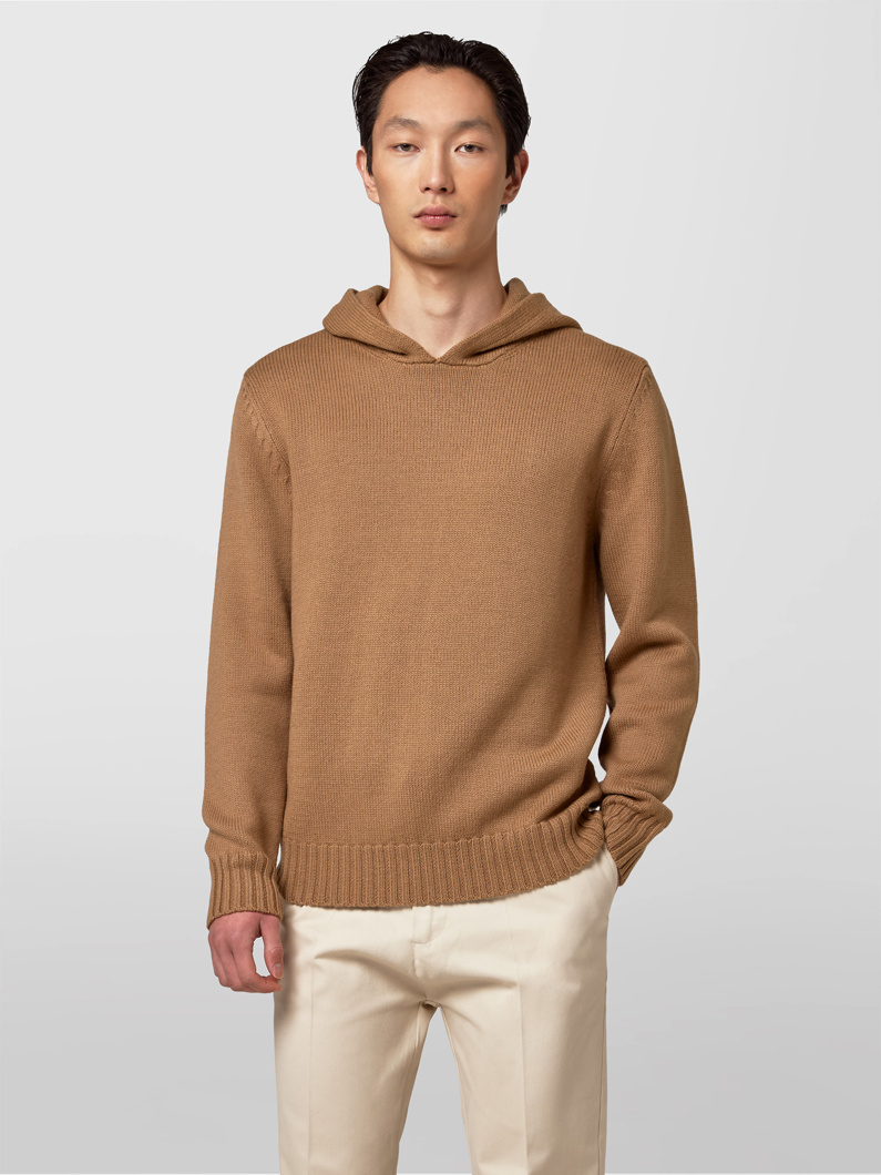 CREW NECK - BISCUIT