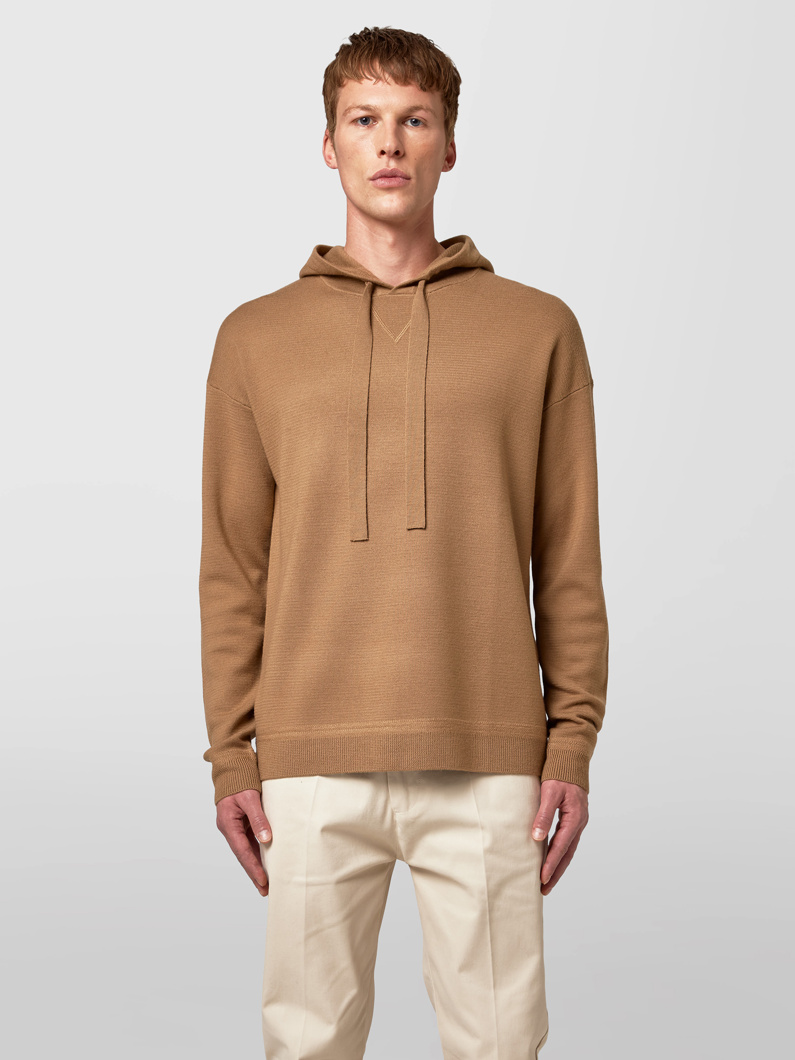 CREW NECK - BISCUIT