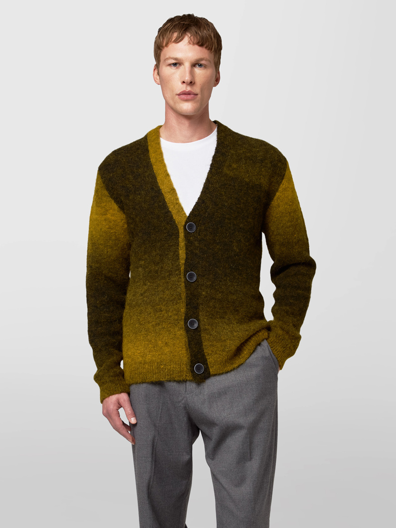CARDIGAN - NERO DEGRADE