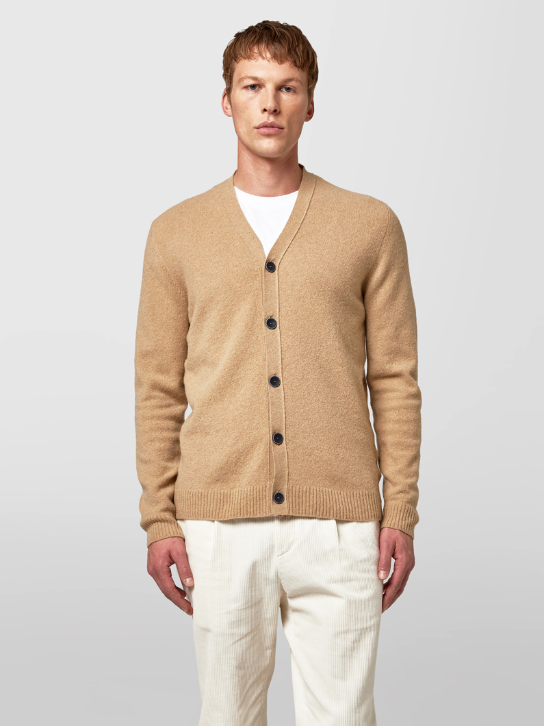 CARDIGAN - CAMEL
