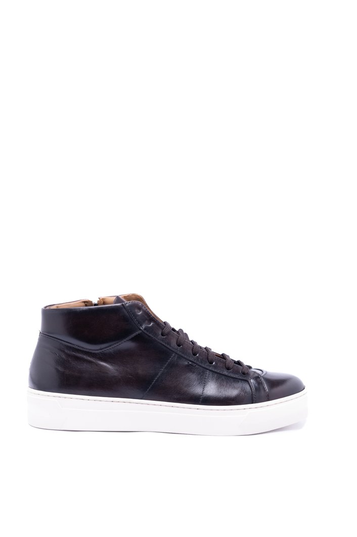 SNEAKERS - DARK BROWN+S.WHITE