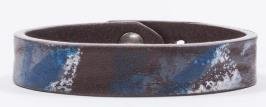 BRACELET - BROWN/BLUE/WHITE