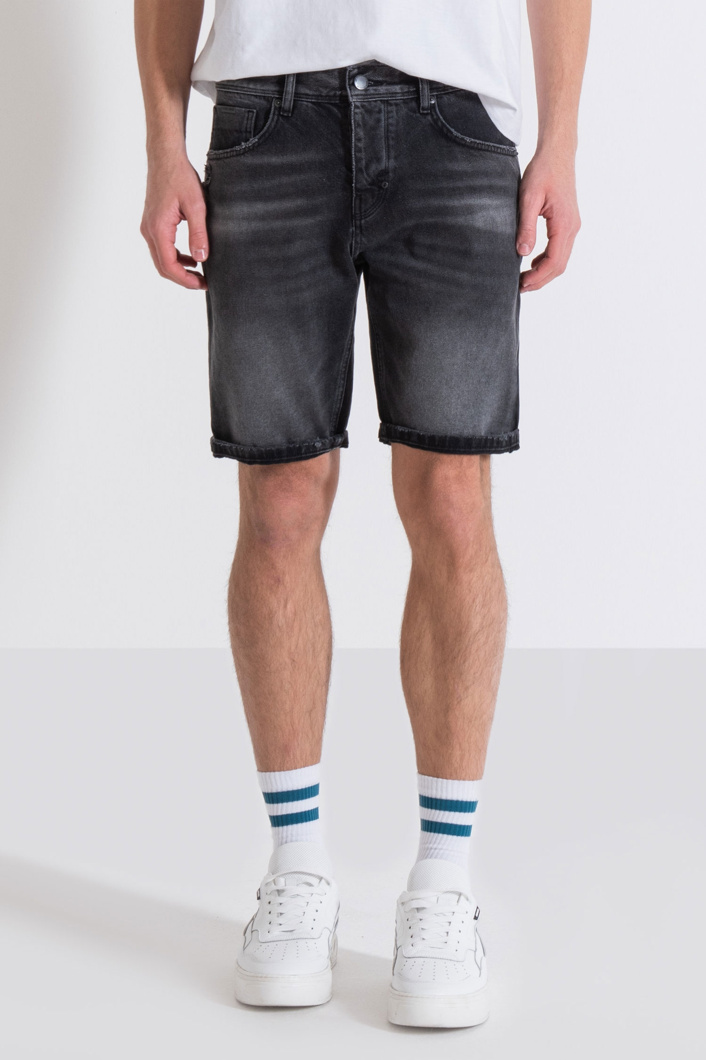 JEANS SHORTS - BLACK