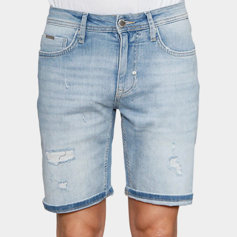 JEANS SHORTS - BLUE DENIM