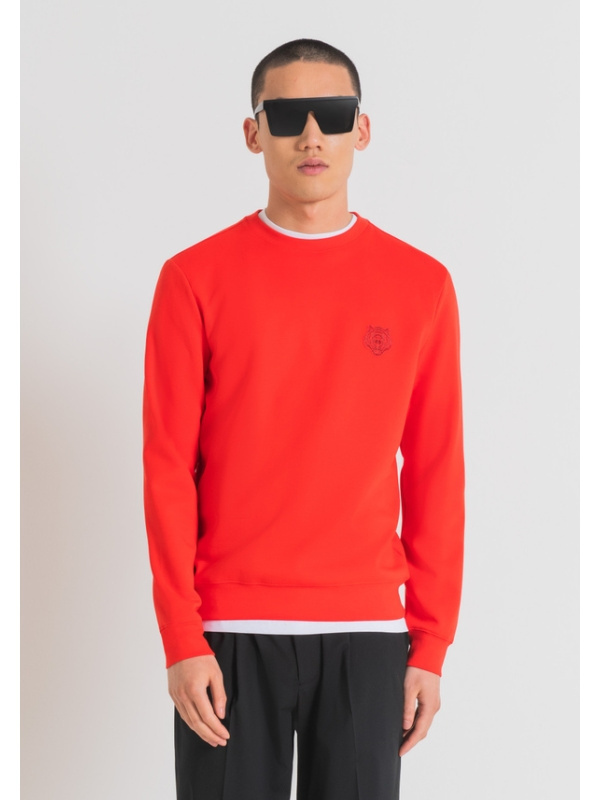 PULLOVER - POPPY RED