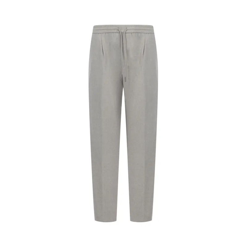 TROUSERS - MEDIUM GREY MELANGE
