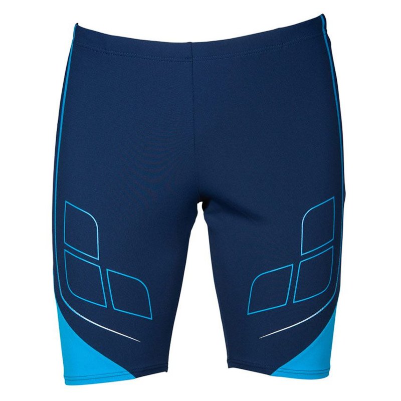 BIKE SHORTS - NAVY-TURQUOISE