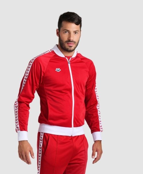 JACKET - RED-WHITE-RED