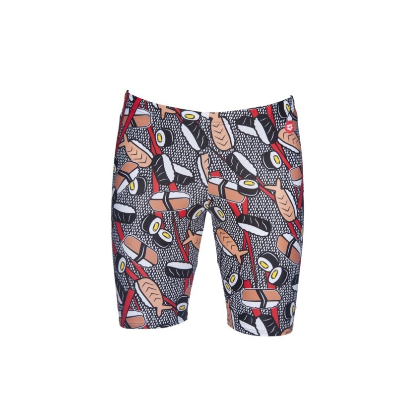 BIKE SHORTS - BLACK-MULTI