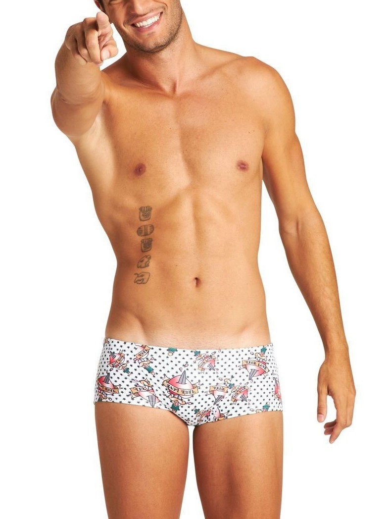 SHORTS - FLOREALE-WHITE MULTI