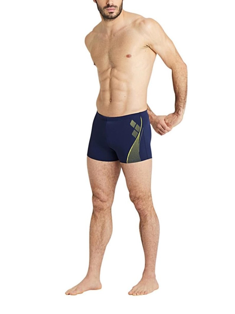 SHORTS - NAVY-SOFT GREEN