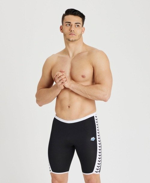 BIKE SHORTS - BLACK-WHITE