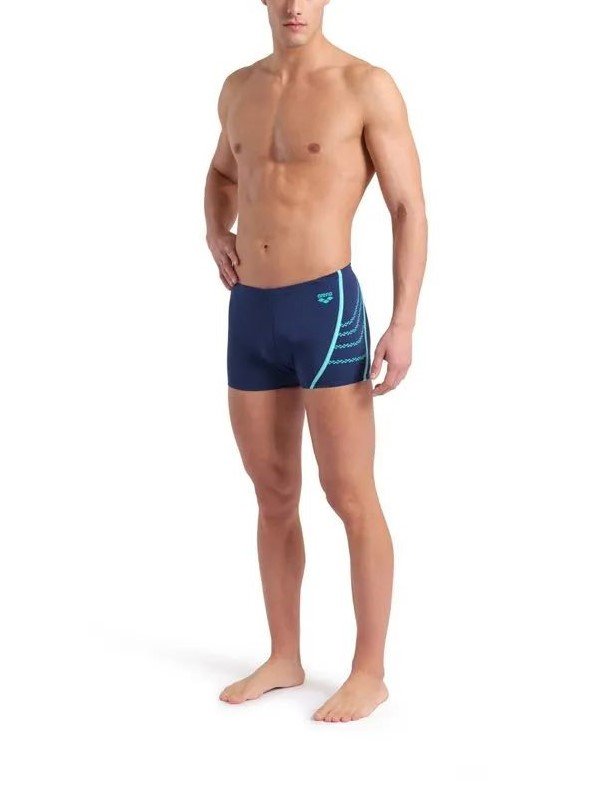 SHORTS - NAVY-WATER
