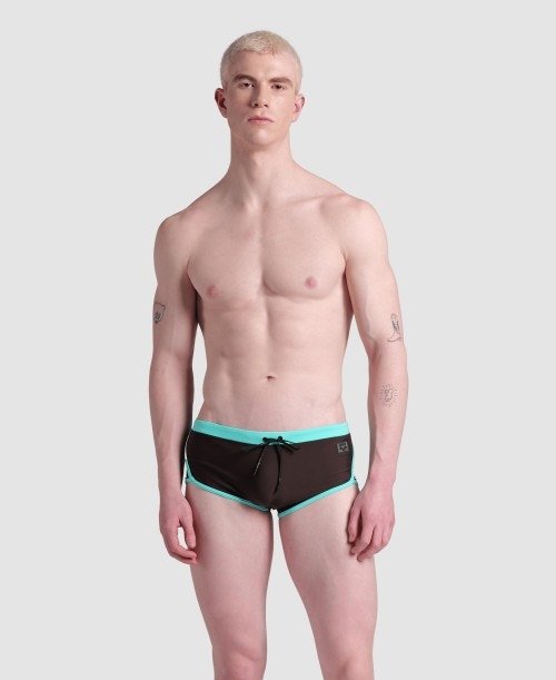 SWIM BOXER - SEPIA-WATER