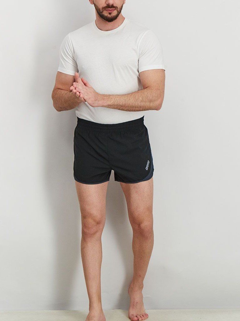 SHORTS - BLACK-ASPHALT
