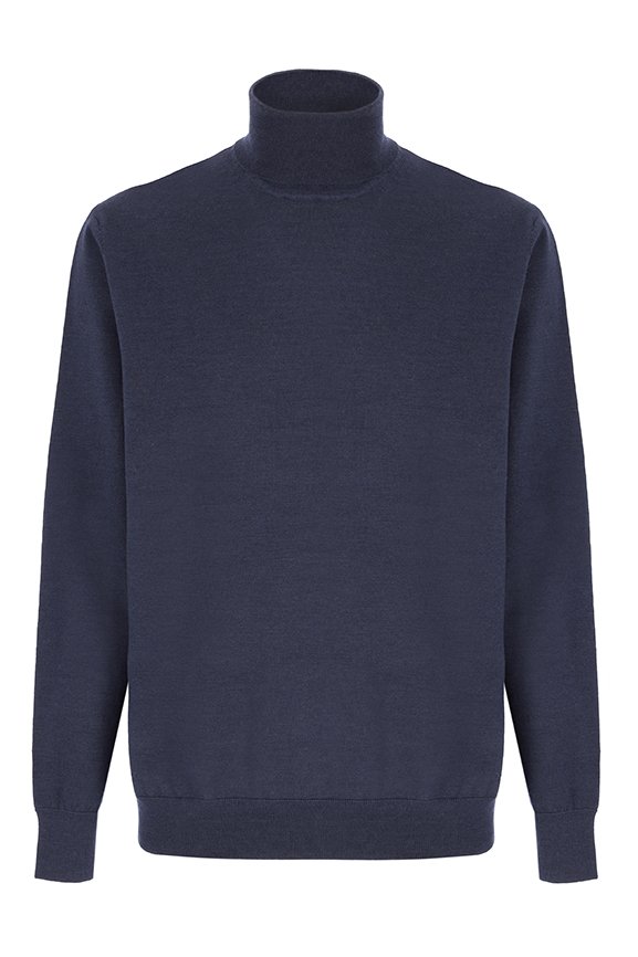 TURTLENECK - BLU SCURO