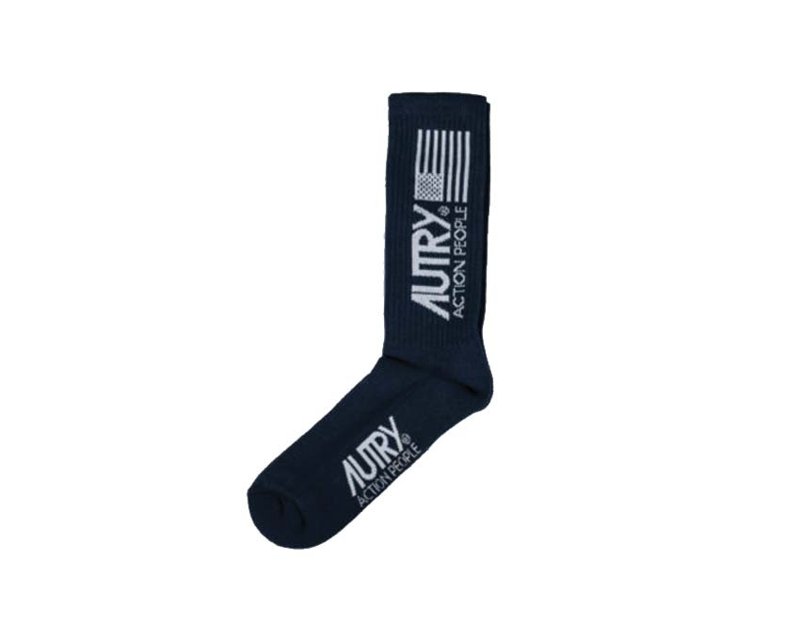 SOCKS - WHITE-RED