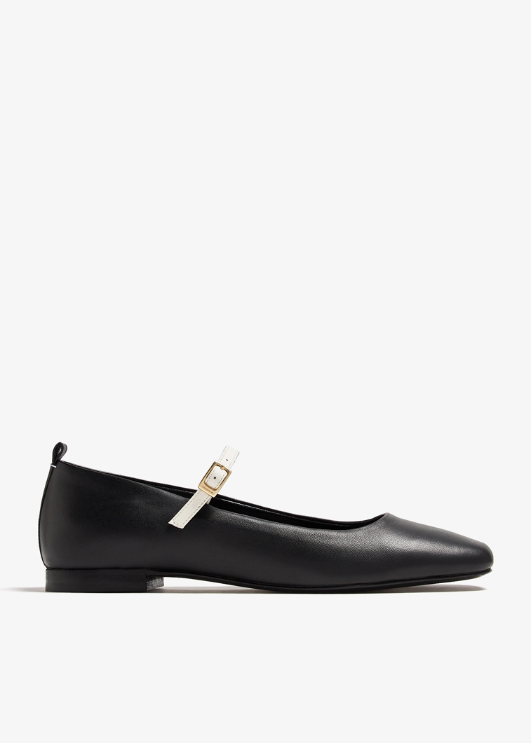 BALLET SHOES - BLACK AND WHITE
