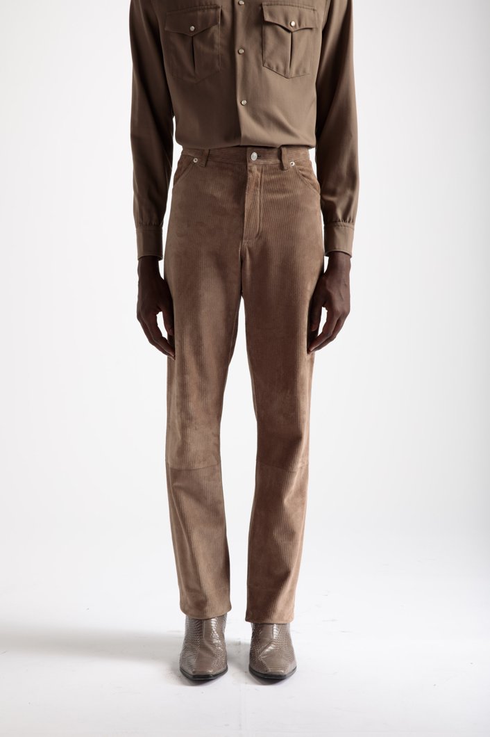 TROUSERS - DEEP SEPIA 50