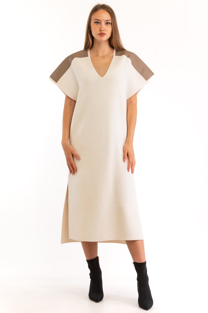 DRESS - DUSTY WHITE 50