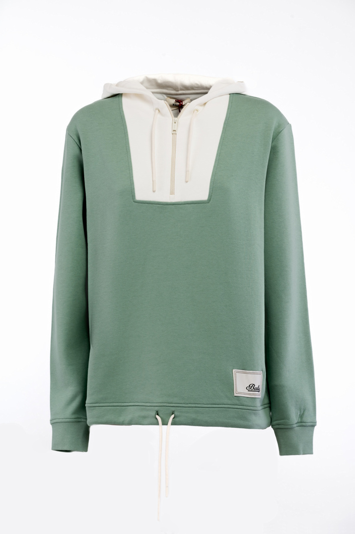 SWEATSHIRT - LAGUNA/BONE