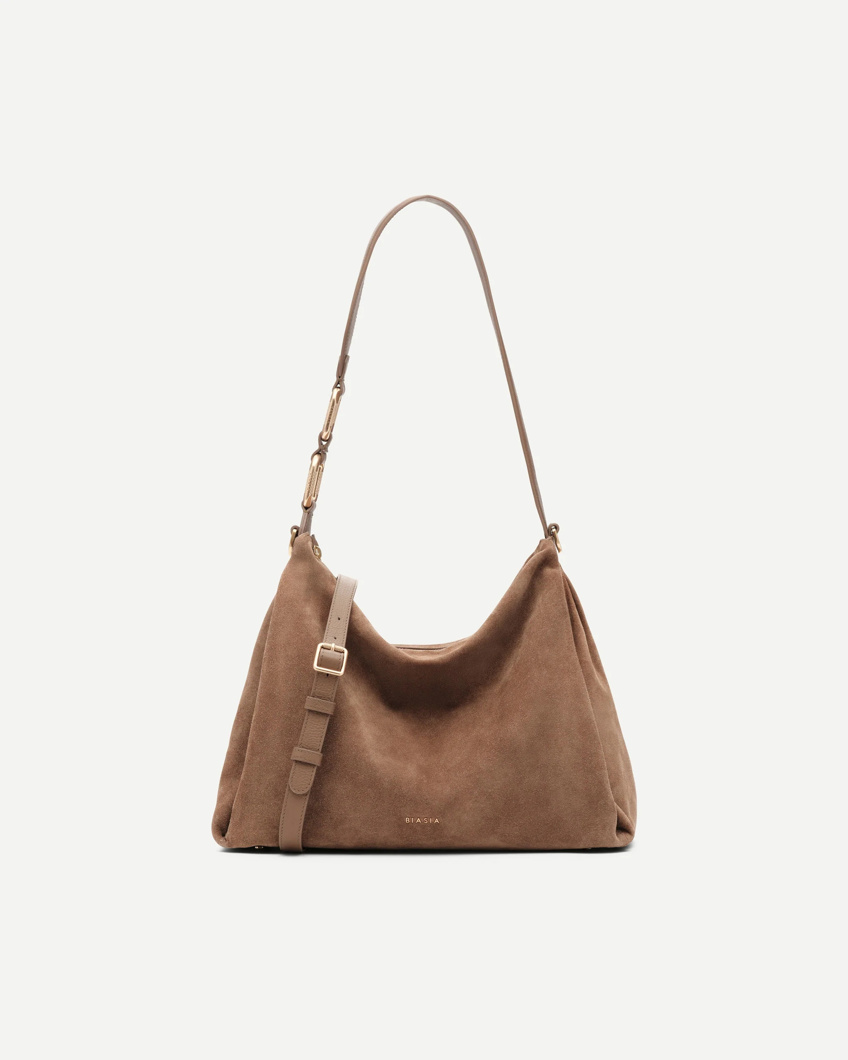CROSSBODY BAG - TAUPE