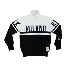 SWEATER - BLACK/OFF WHITE