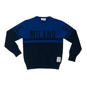 SWEATER - BLACK IRIS (NAVY BLUE)/SURF THE WEB