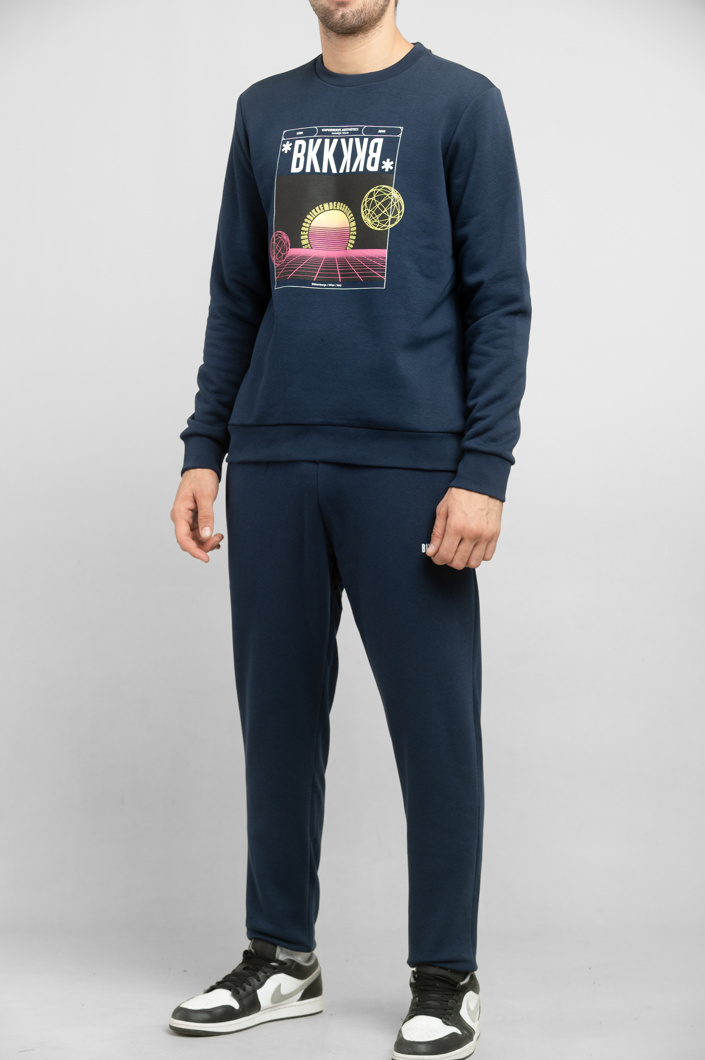 SET 2: SWEATSHIRT + PANTS - NAVY BLUE