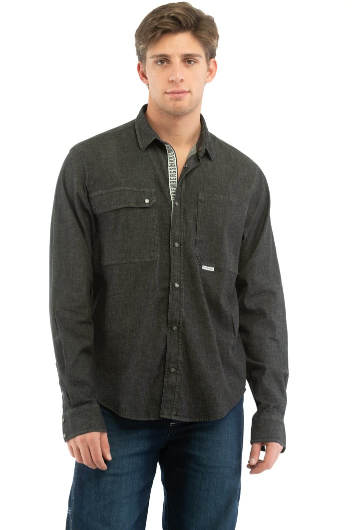 SHIRT - L12 BLACK DENIM