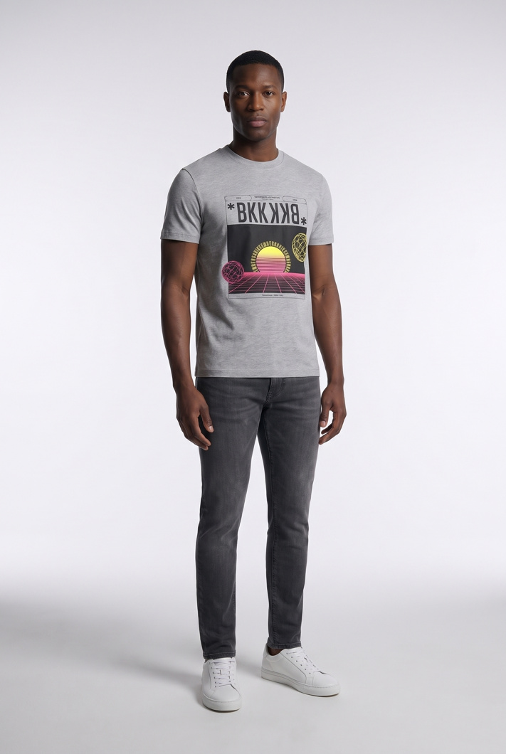 T-SHIRT - GREY MELANGE