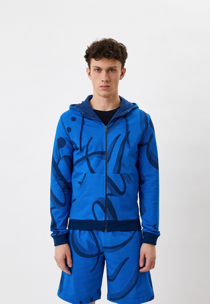 SWEATSHIRT - MEGA LOGO G.BLU