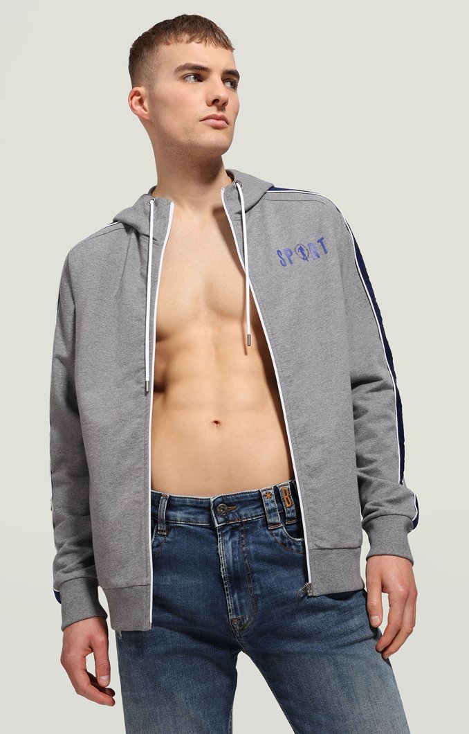 SWEATSHIRT - MEL.DARK GREY