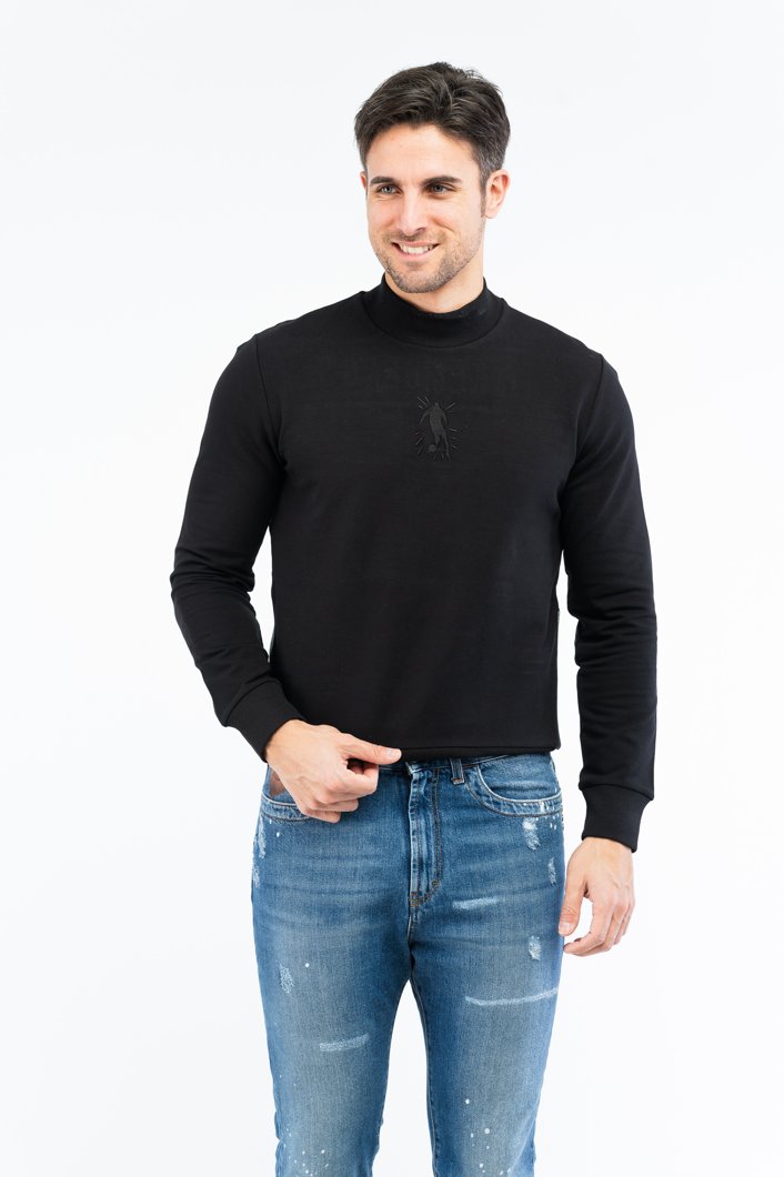 SWEATSHIRT - BLACK/GREY