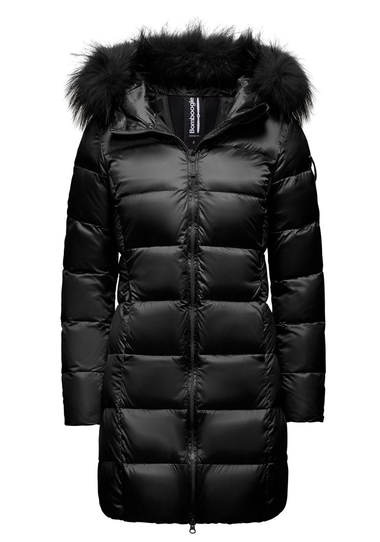 DOWN COAT - BLACK